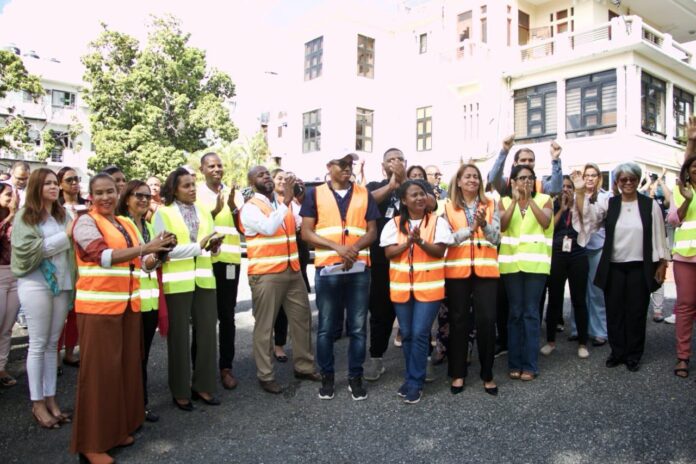 Simulacro de terremoto SRSO 1